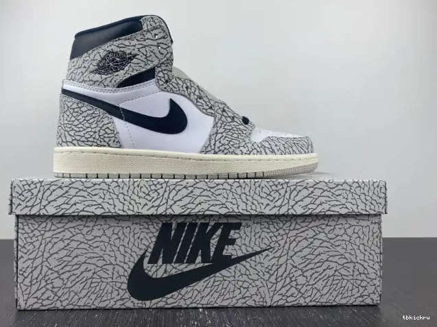 Reps TBK White Air Cement High Jordan 1 OG DZ5485-052 0529